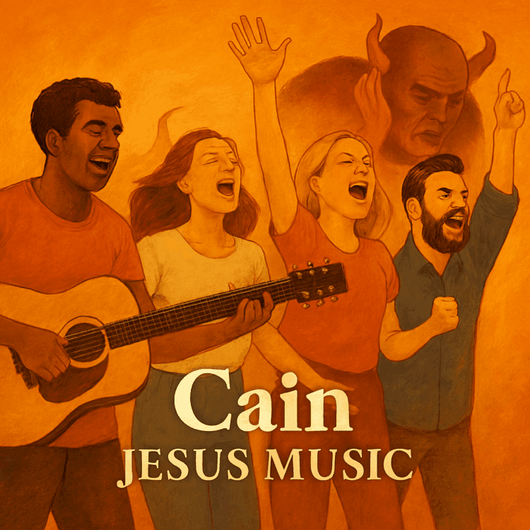 Visual Art by GoodChristianMusic.com for Cain Jesus Music Melodies of Mercy Feature