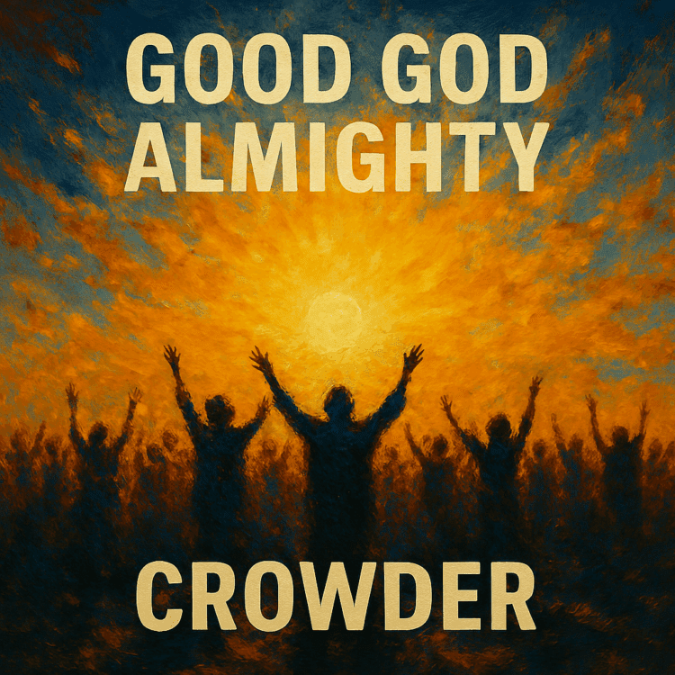Visual Art by GoodChristianMusic.com for Crowder "Good God Almighty" Breakthrough Anthem