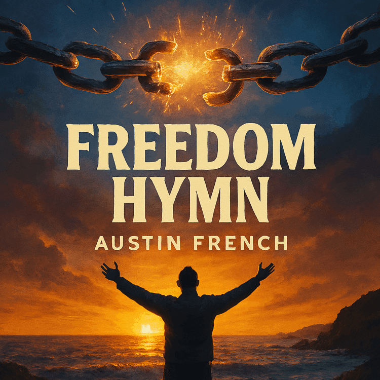 Austin French Freedom Hymn Breakthrough Anthem Visual Art by GoodChristianMusic.com