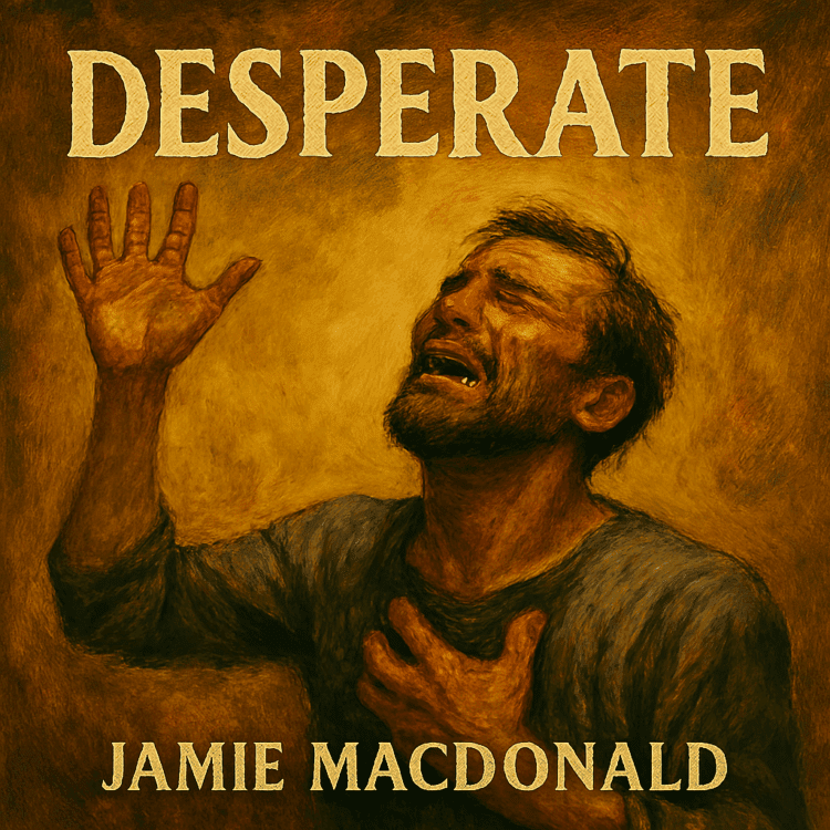Visual Art by GoodChristianMusic.com for Jamie MacDonald Desperate Breakthrough Anthem