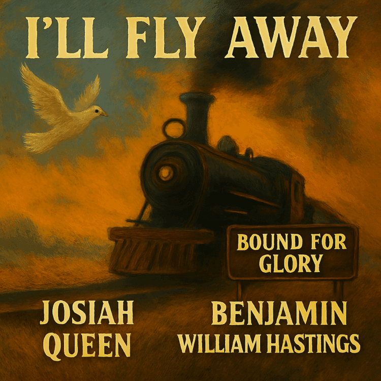 Visual Art by GoodChristianMusic.com for Josiah Queen Benajamin William Hastings I'll Fly Away New Song Alert Feature
