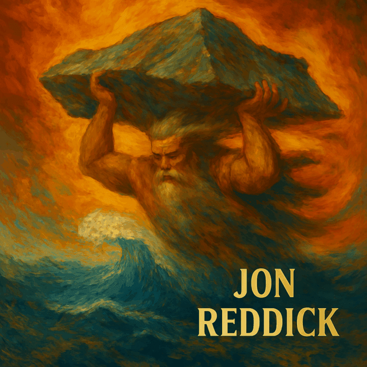 Visual Art by GoodChristianMusic.com for Jon Reddick God Turn It Around Feature on the site