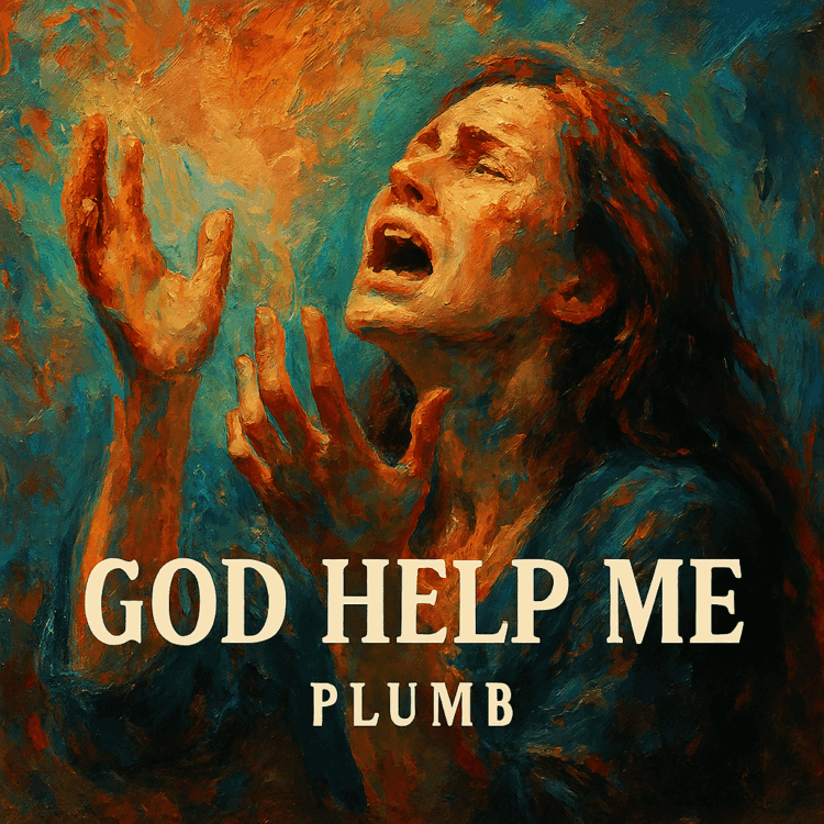 Visual Art by GoodChristianMusic.com for God help Me Plumb Feature on the site