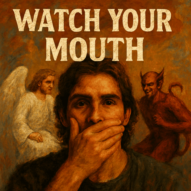Visual Art by GoodChristianMusic.com for Josiah Queen for Watch Your Mouth New Song Alert