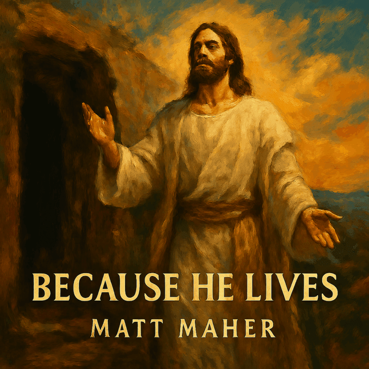Visual Art by GoodChristianMusic.com for Because He Lives for Matt Maher Feature