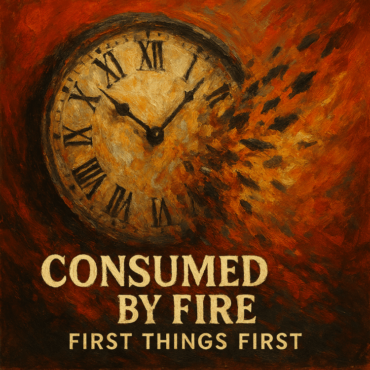Visual Art by GoodChristianMusic.com for Consumed By Fire "First Things First" Melodies of Mercy