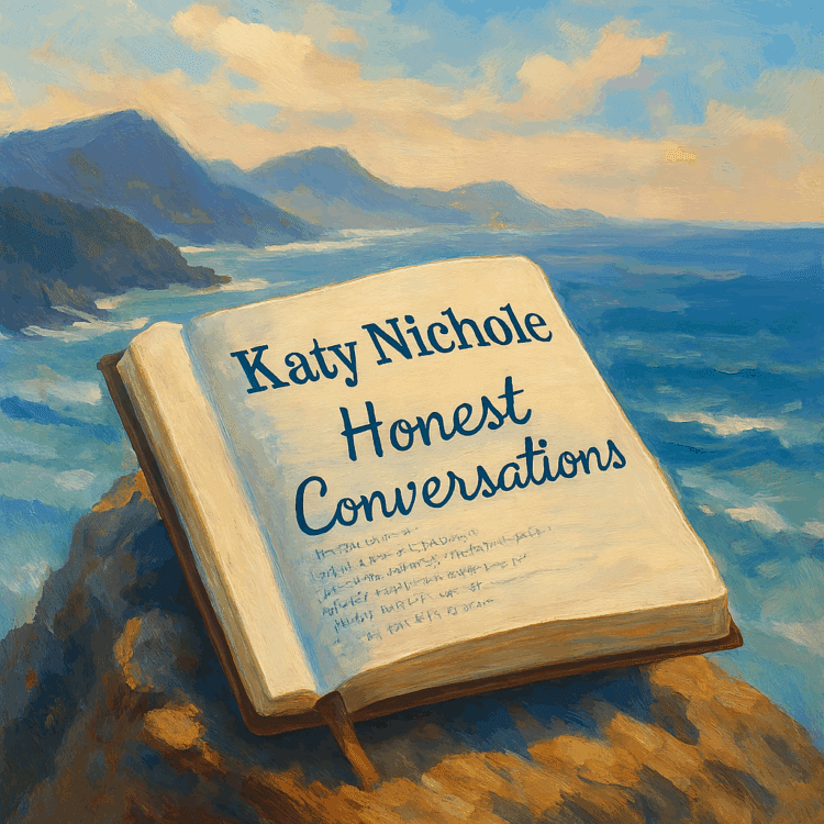 Visual Art by GoodChristianMusic.com for KatyNichole Honest Conversations artist of the week