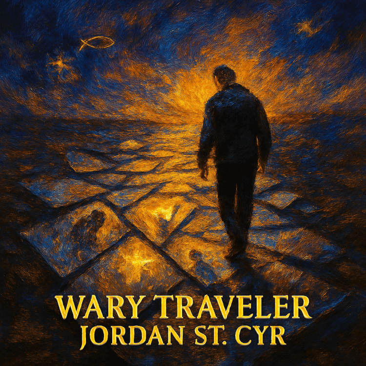 Visual Art for Jordan St. Cyr Wary Traveler by GoodChristianMusic.com