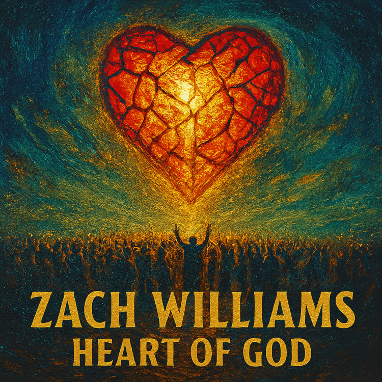 Visual Art by GoodChristianMusic.com for Zach Williams Heart of God Feature