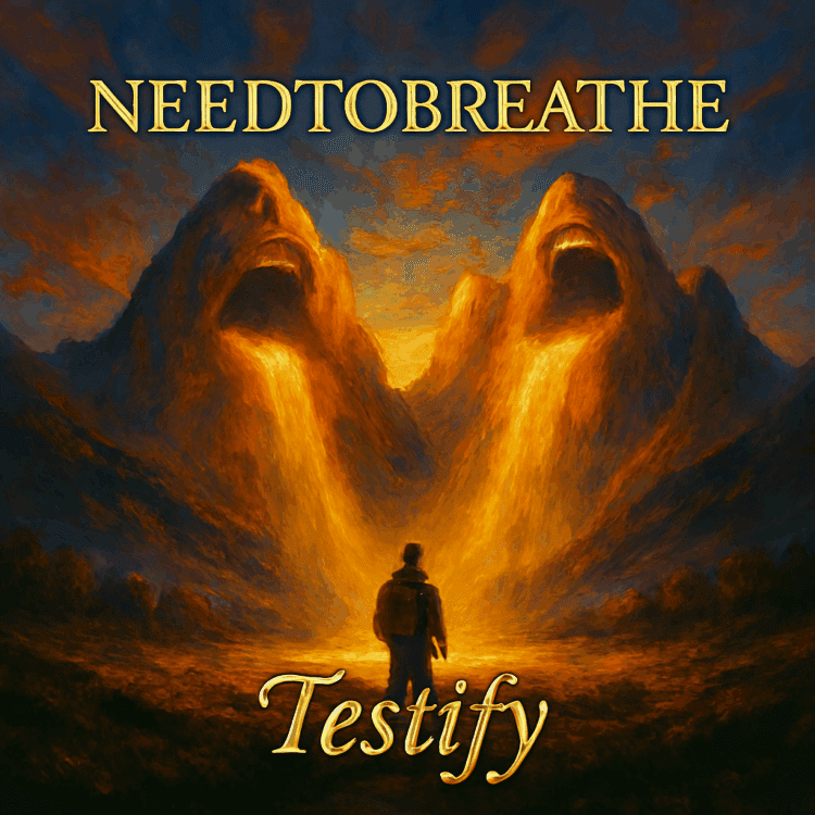 Visual Art by GoodChristianMusic.com for Needtobreathe for Testify