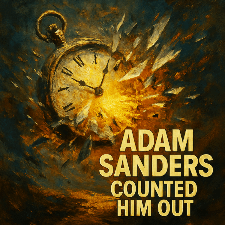 Visual Art by GoodChristianMusic.com for Adam Sanders Counted Him Out