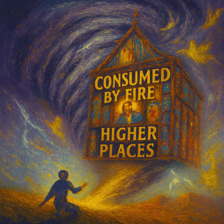 Consumed By Fire Visual Art for Higher Places on GoodChristianMusic.com
