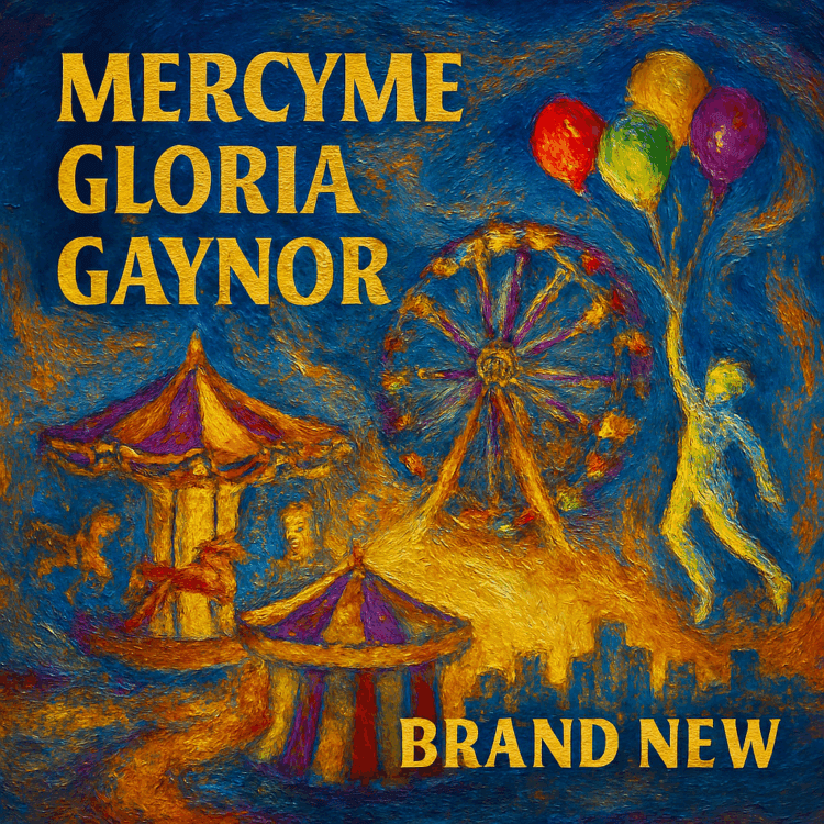 MercyMe Gloria Gaynor Brand New Visual Art for GoodChristianMusic.com