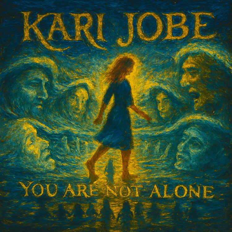 Kari Jobe You Are Not Alone Visual Art on GoodChristianMusic.com