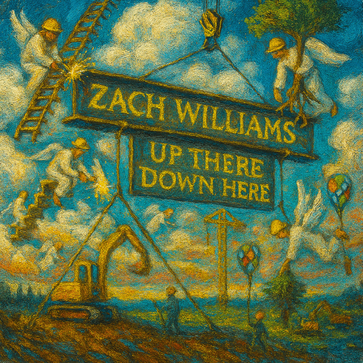 Zach Williams Up there Down Here Visual Art for GoodChristianMusic.com