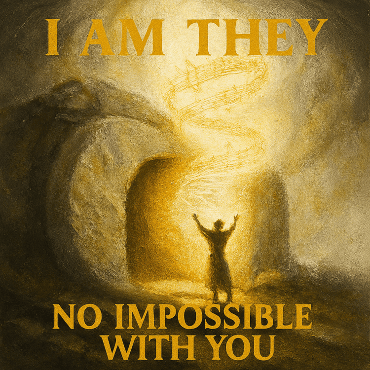 I Am They No Impossible With You Visual Art on GoodChristianMusic.com