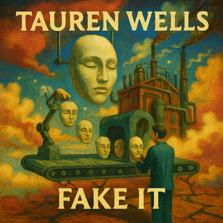 Tauren Wells Fake It Visual Art GoodChristianMusic.com