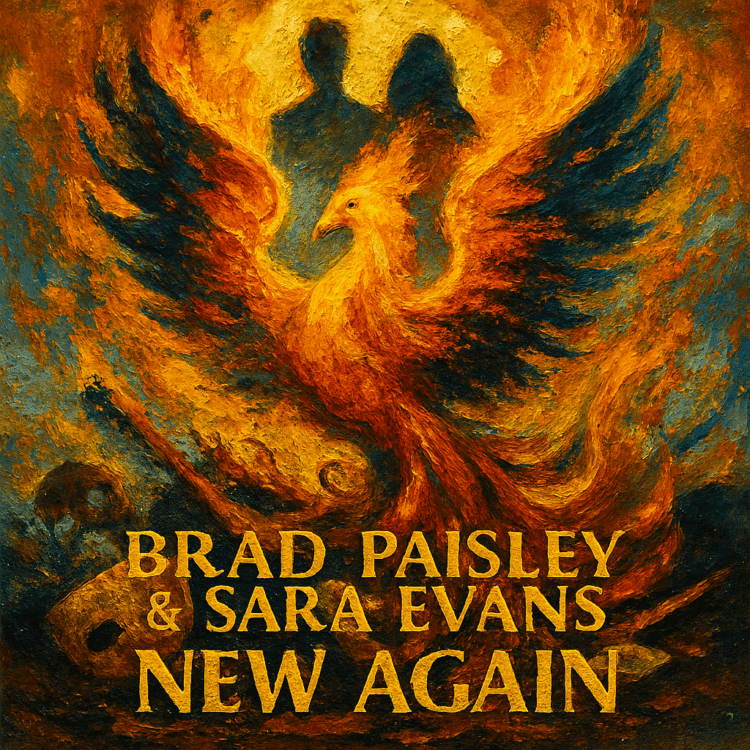 Brad Paisley & Sara Evans New Again Visual Art for GoodChristianMusic.com