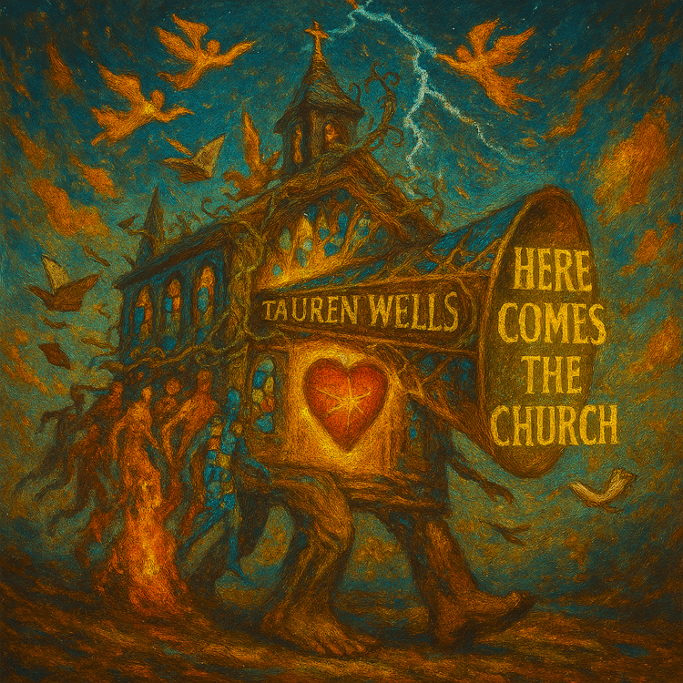 Tauren Wells Here Comes The Church Visual Art on GoodChristianMusic.com