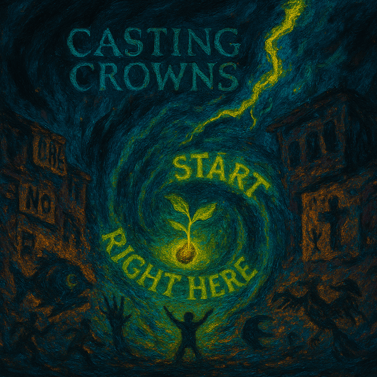 Casting Crowns Right Here Visual Art on GoodChristianMusic.com