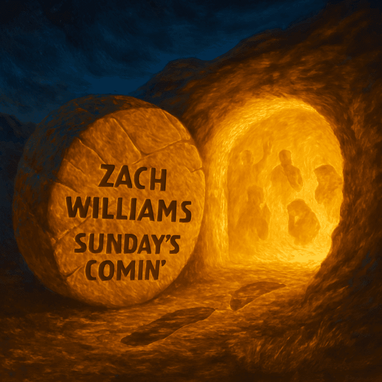 Zach Williams Sunday's Comin' Visual Art on GoodChristianMusic.com