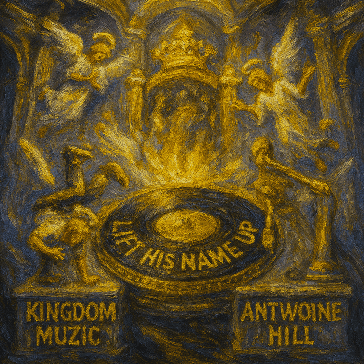 Kingdom Muzic with Antwoine Hill "Lift Up His Name" Breakthrough Anthem Visual Art on GoodChristianMusic.com