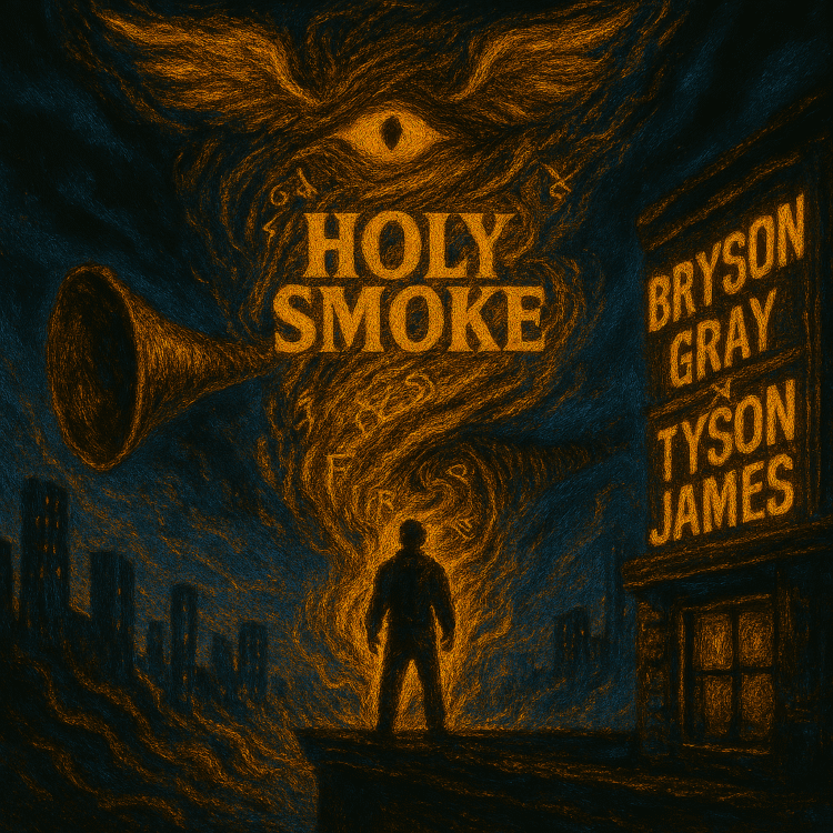 Bryson Gray x Tyson James "Holy Smoke" Share Worthy Song Visual ARt for GoodChristianMusic.com