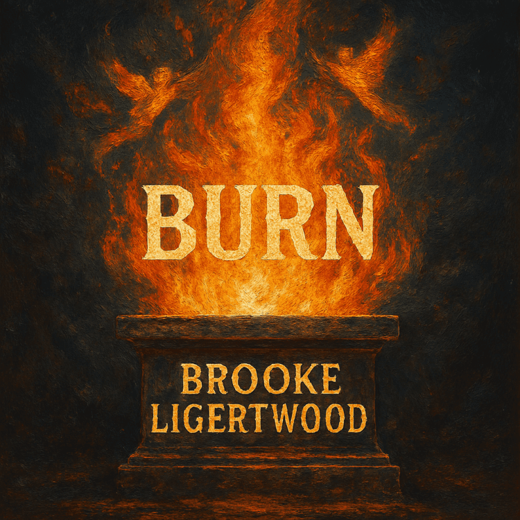 Brooke Ligertwood "Burn" Visual Art on GoodChristianMusic.com