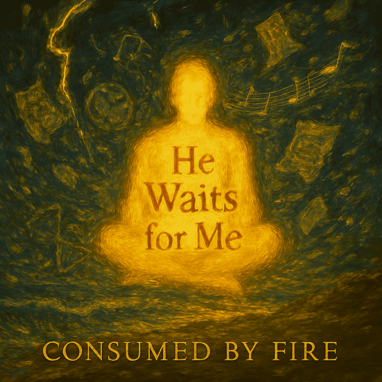 Consumed by Fire He Waits for Me Visual Art on goodChristianMusic.com