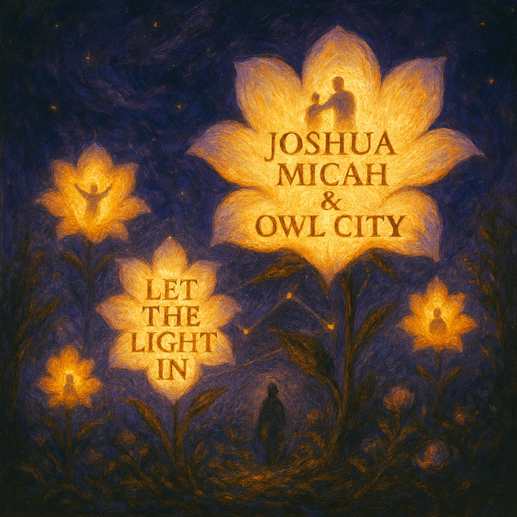 Joshua Micah & Owl City "Let The Light In" Melodies of Mercy Visual Art on GoodChristianMusic.com