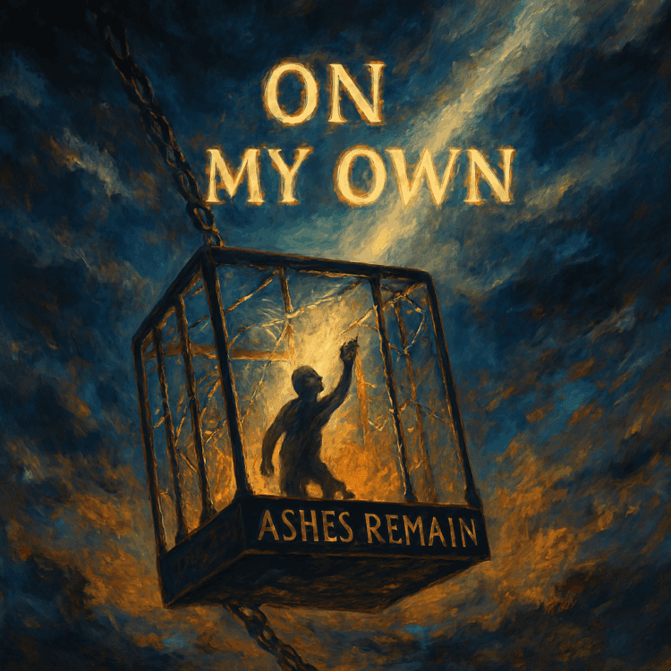 Visual ARt for Ashes Remain On my own on GoodChristianMusic.com