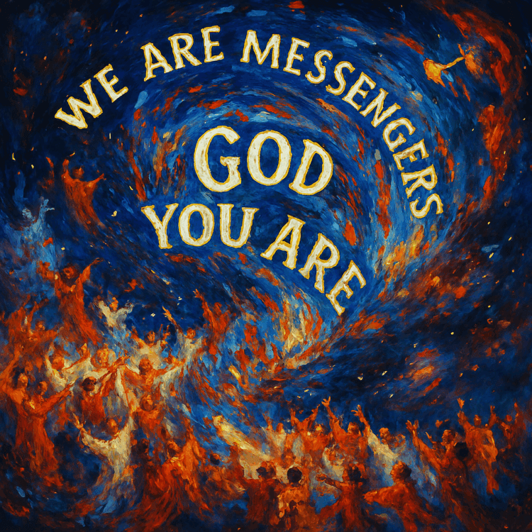 We Are Messengers God You Are Visual Art on GoodChristianMusic.com