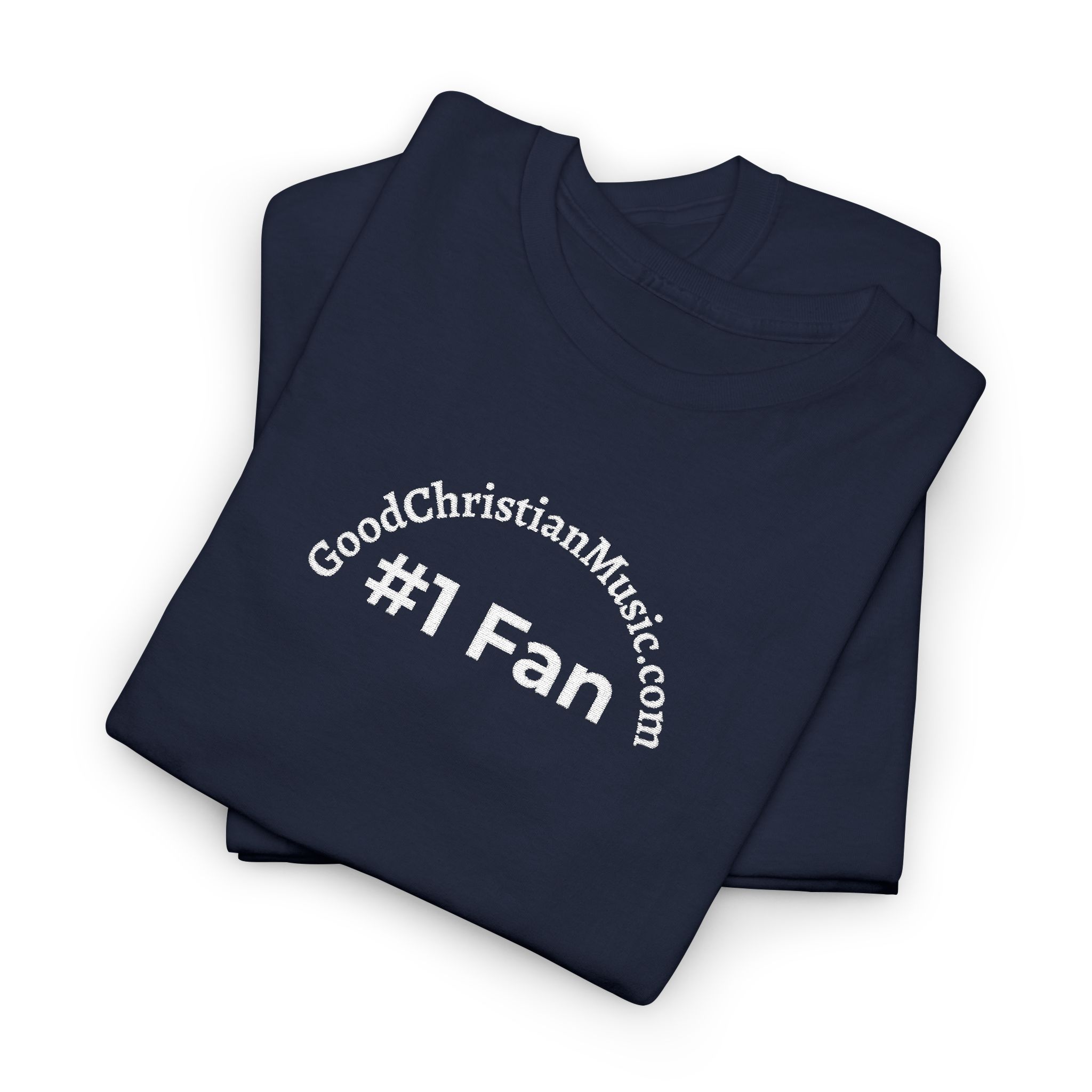 #1 Fan Embroidered Tee Shirt - Image 14