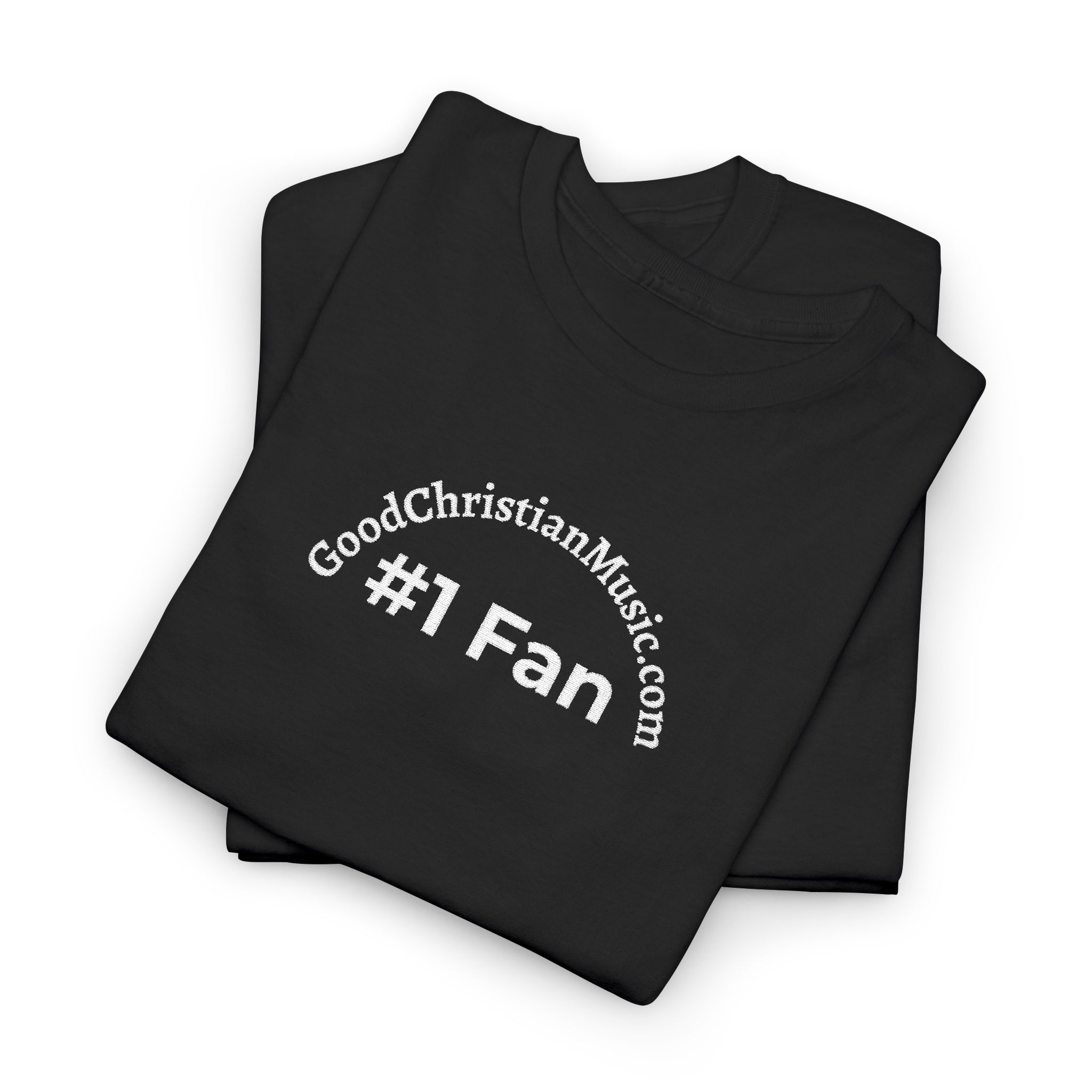 #1 Fan Embroidered Tee Shirt - Image 6