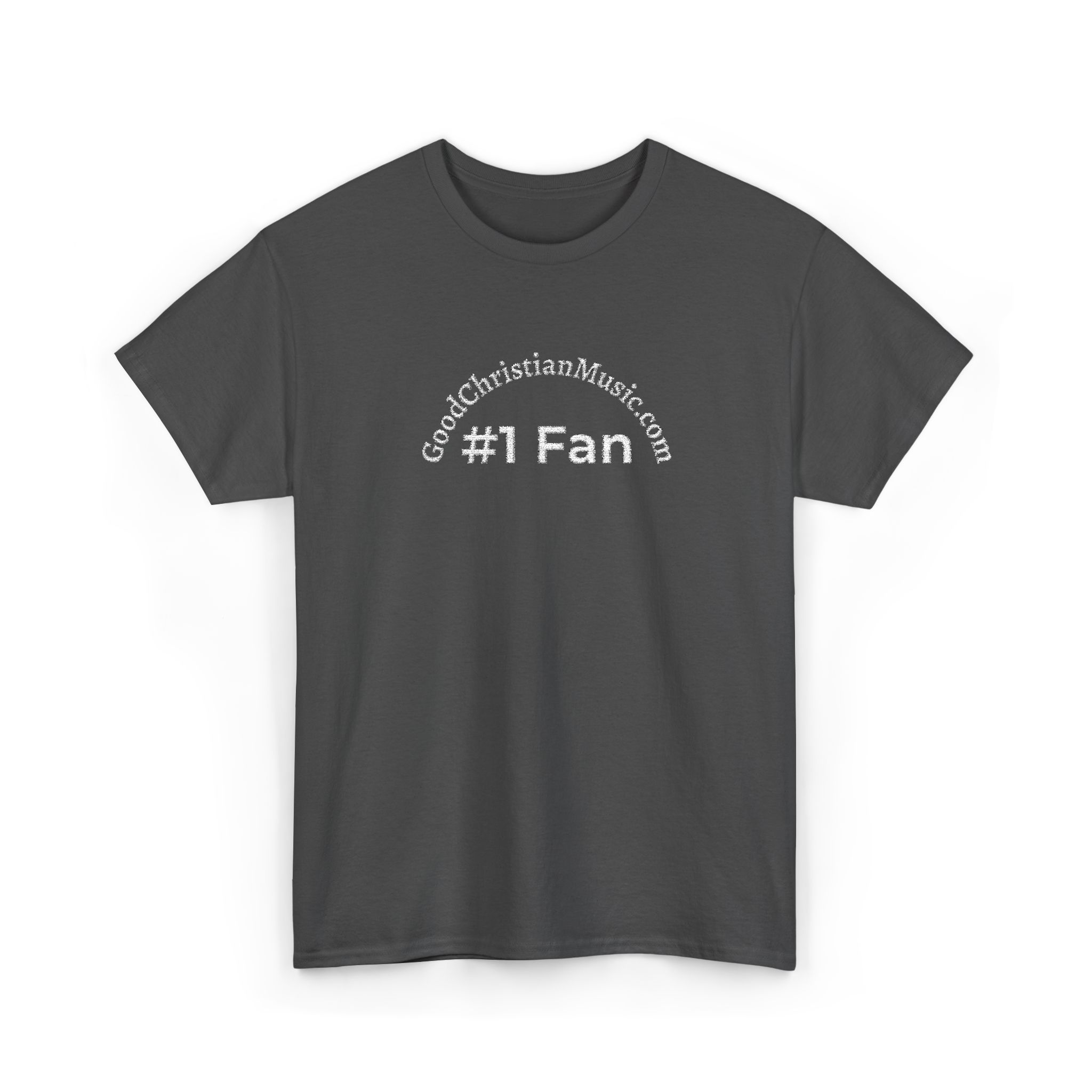 #1 Fan Embroidered Tee Shirt - Image 2
