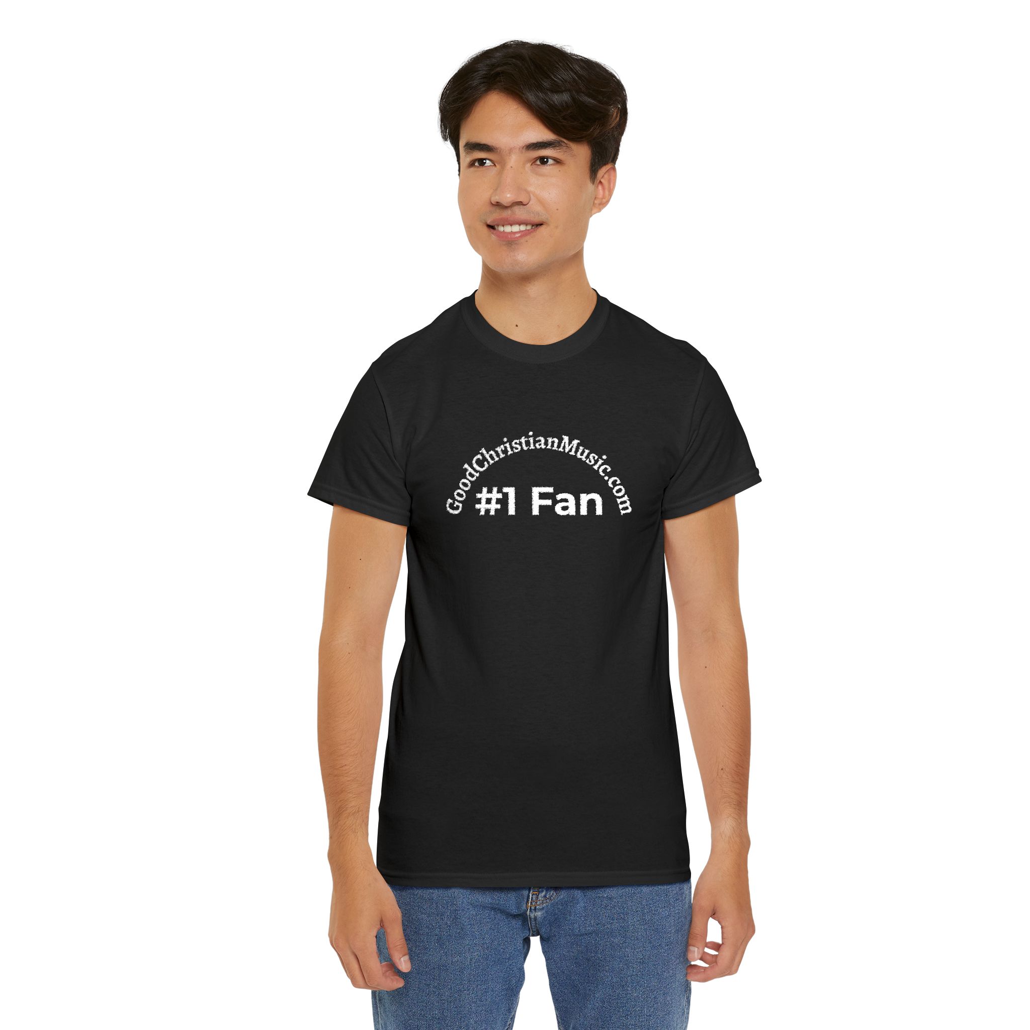 #1 Fan Embroidered Tee Shirt - Image 7