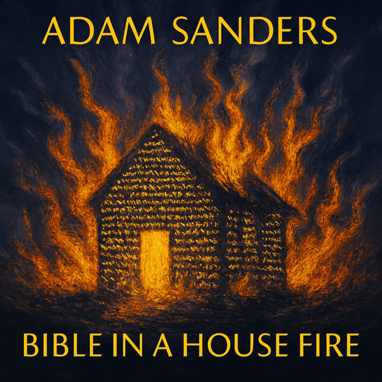 Adam Sanders Bible in a House Fire Visual Art on GoodChristianMusic.com