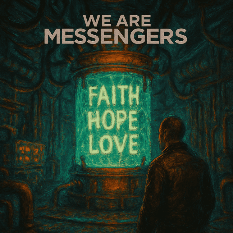 We Are Messengers Faith Hope Love Visual Art