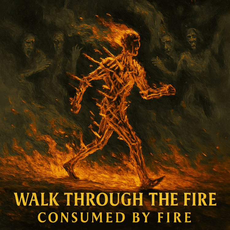 Consumed By Fire Walk through the Fire visual art