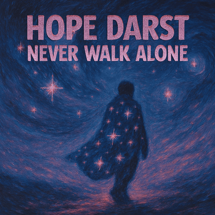 Hope Darst Never Walk Alone Visual Art on goodChristianMusic.com