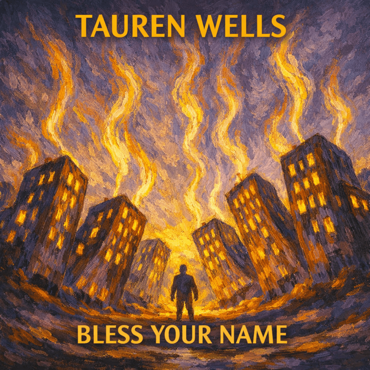 Tauren Wells Bless Your Name Visual Art