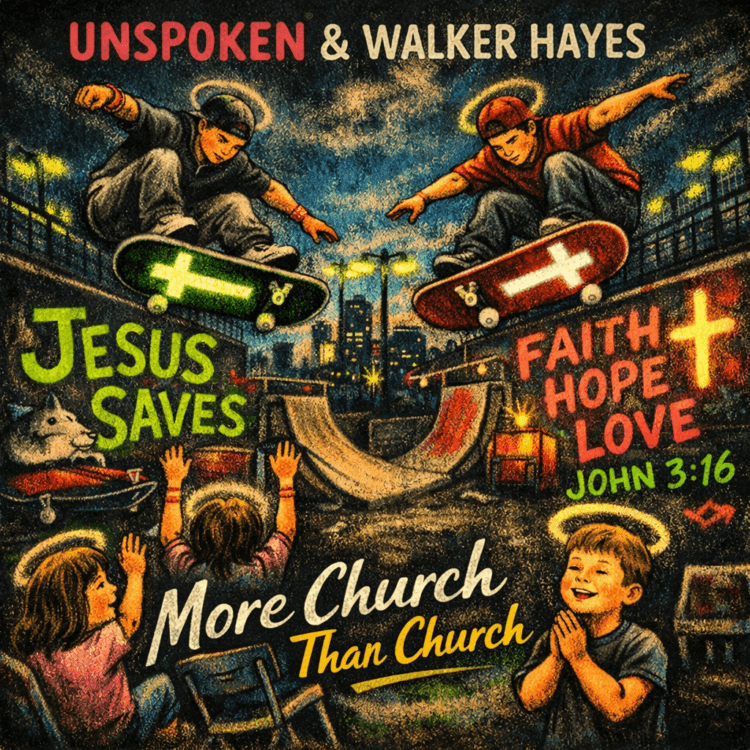Unspoken & Walker Hayes More Church than Church Visual Art