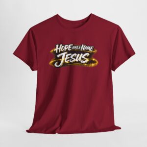 Hope Has a Name Jesus Tee - Devine Glow Edition