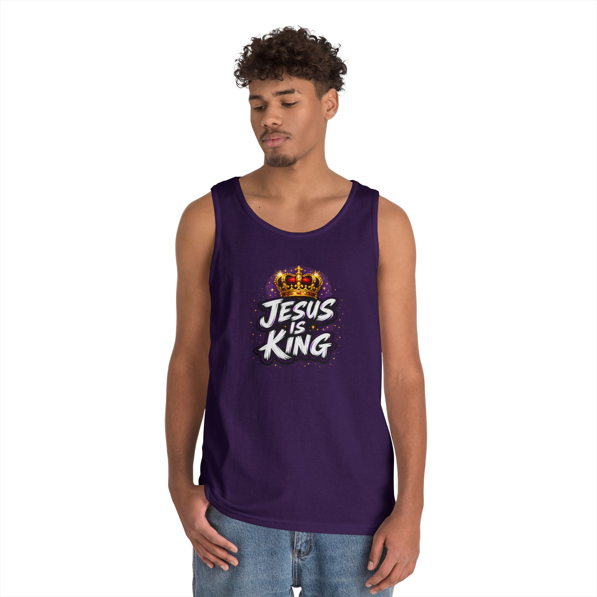 Jesus Is King Tank — Royal Radiance Edition - Image 4