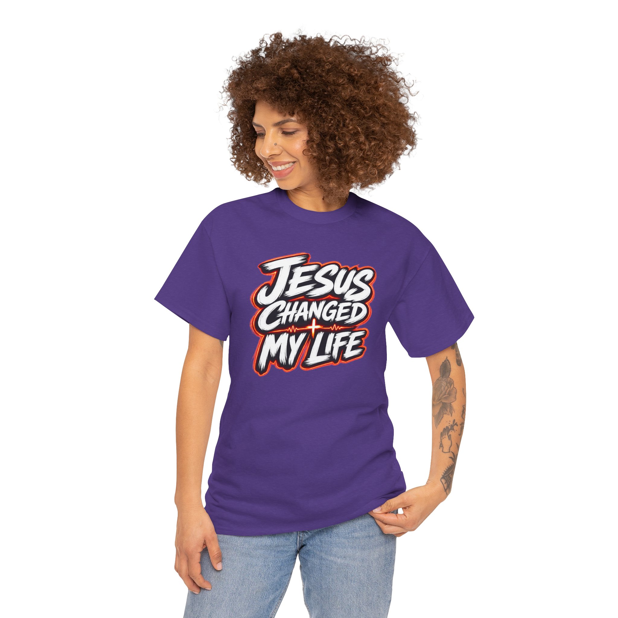Jesus Changed My Life Tee — Transformation in Every Breath - Image 76