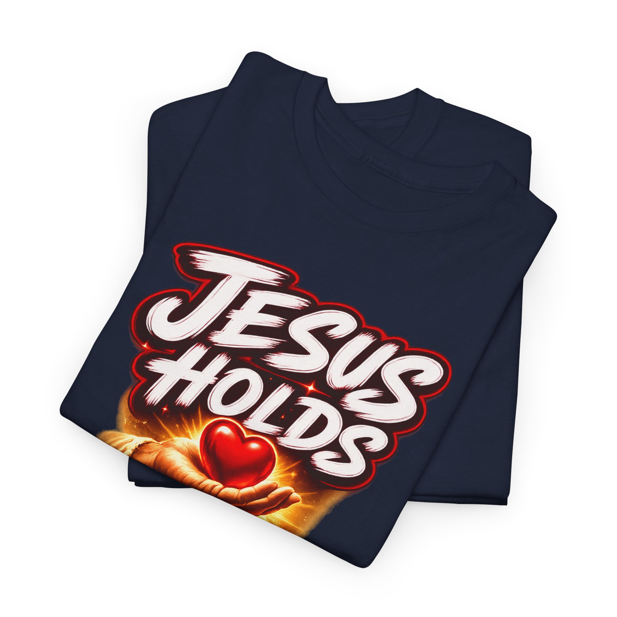 Jesus Holds My Heart Tee — Crimson Mercy Edition - Image 26