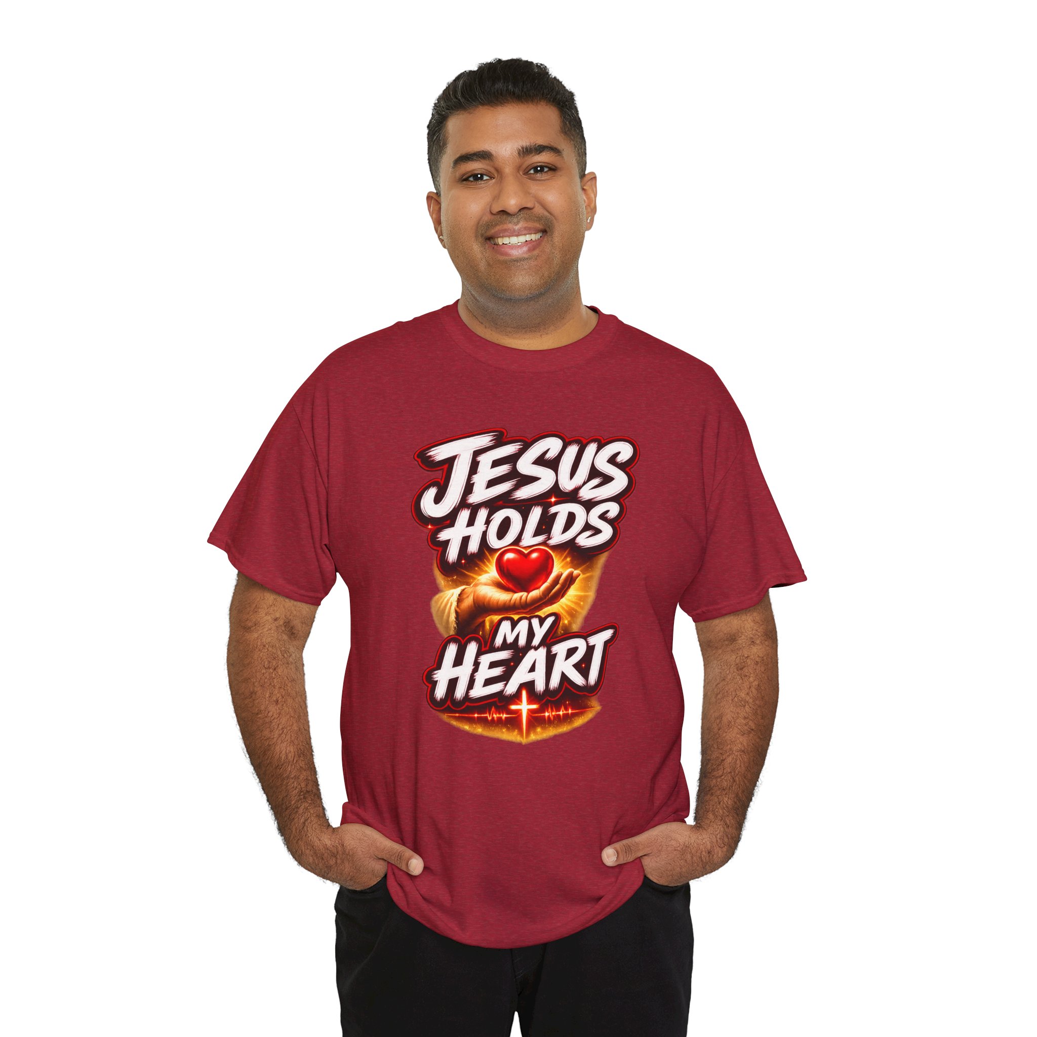 Jesus Holds My Heart Tee — Crimson Mercy Edition - Image 71