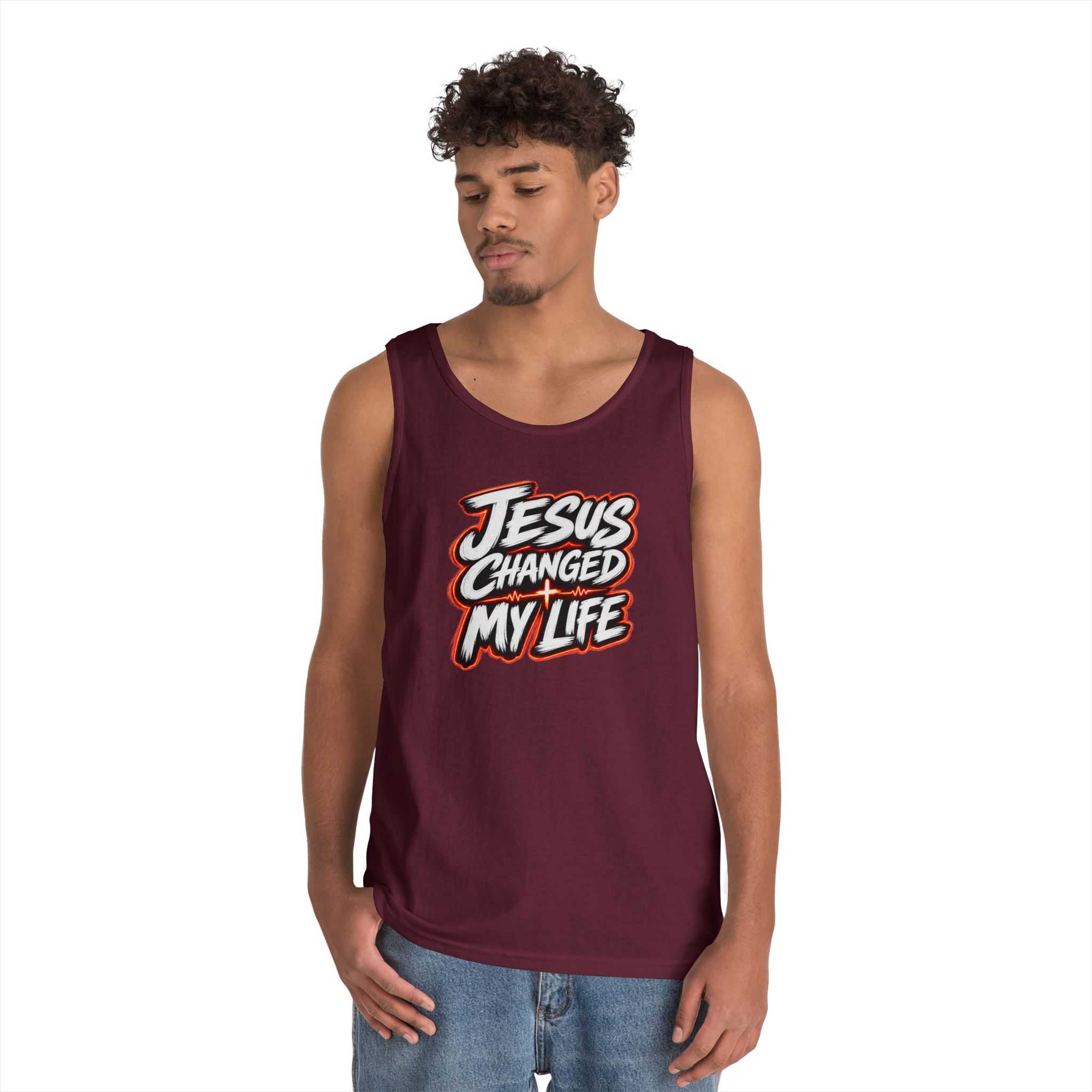 Jesus Changed My Life Tank — Transformation in Every Breath - Image 14