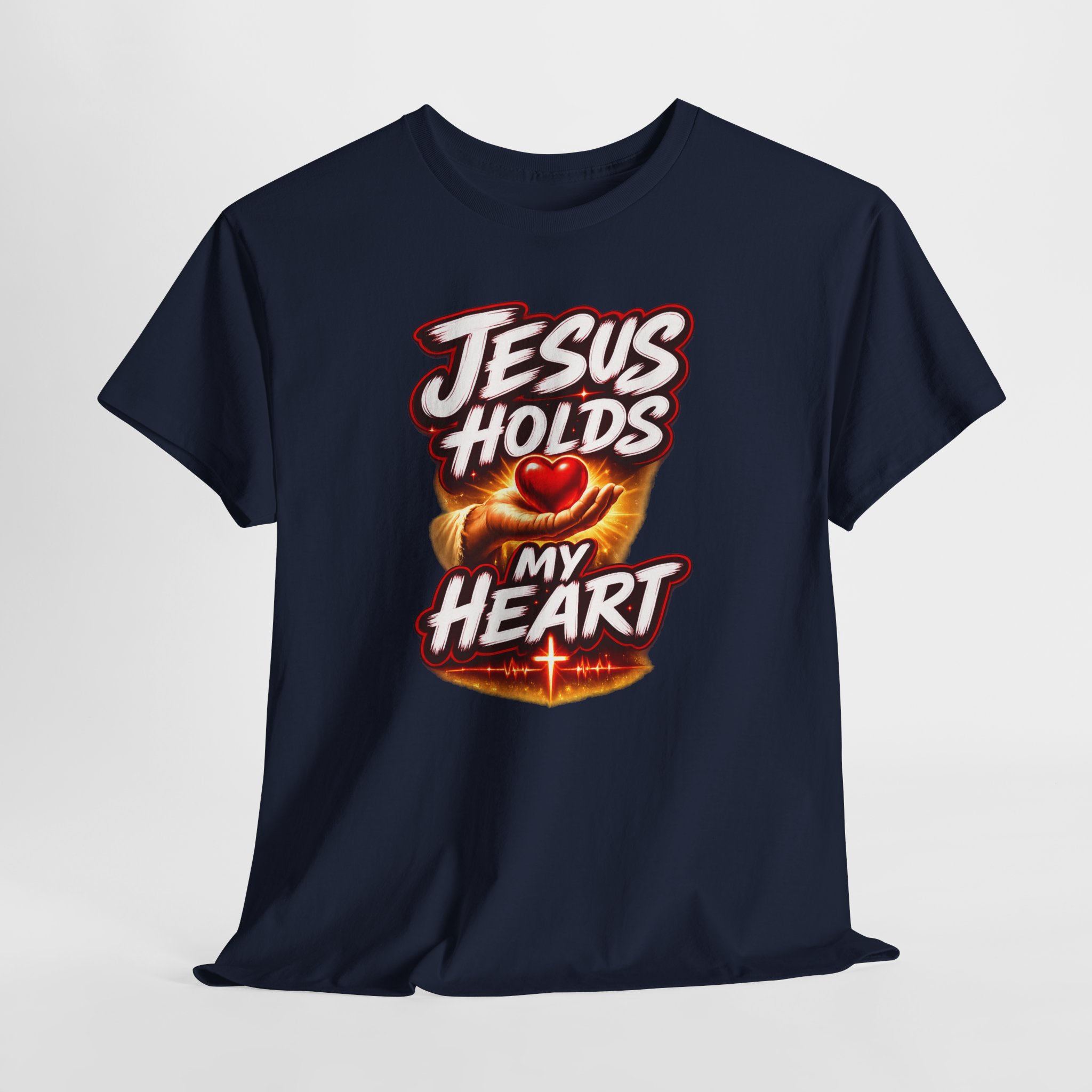 Jesus Holds My Heart Tee — Crimson Mercy Edition - Image 25