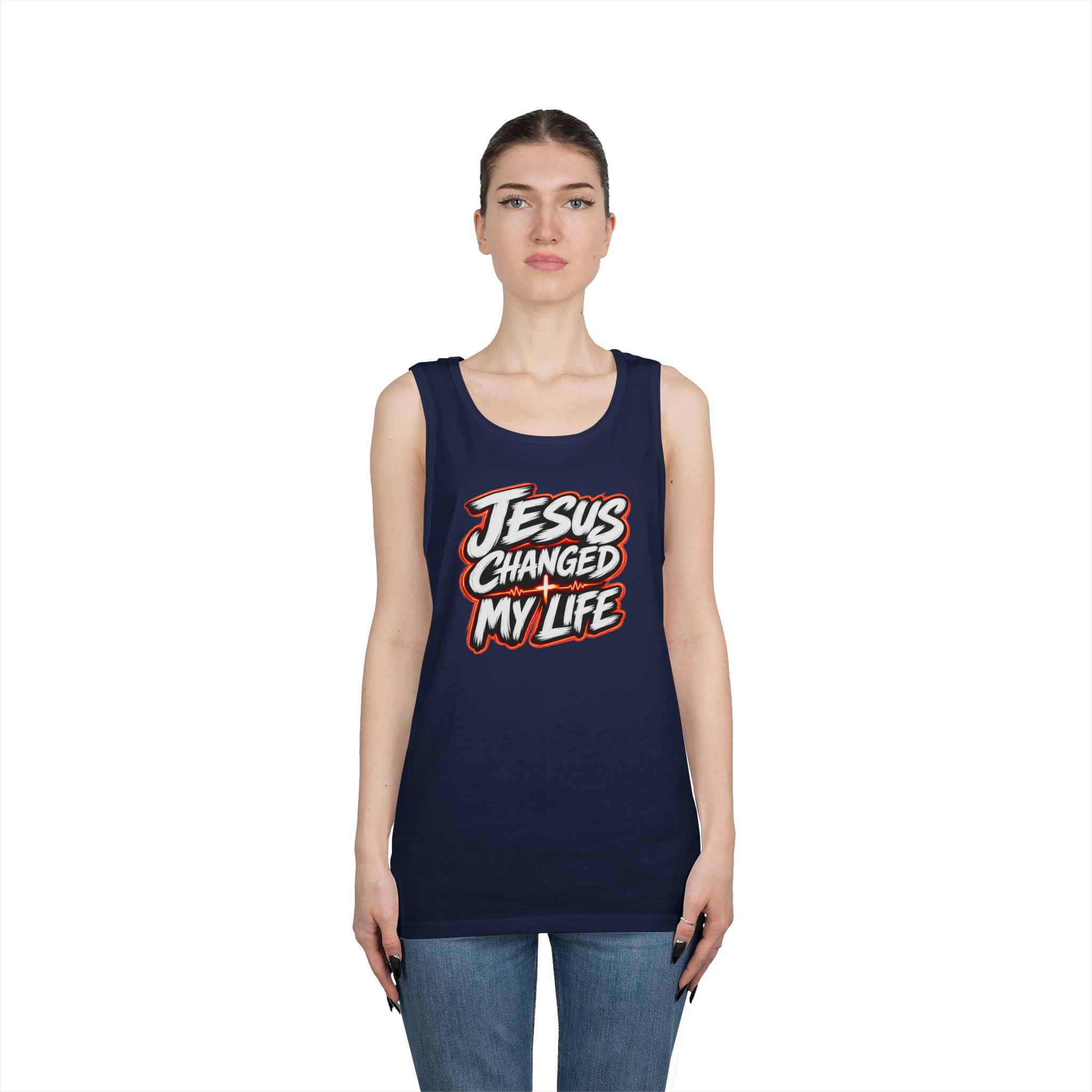 Jesus Changed My Life Tank — Transformation in Every Breath - Image 3